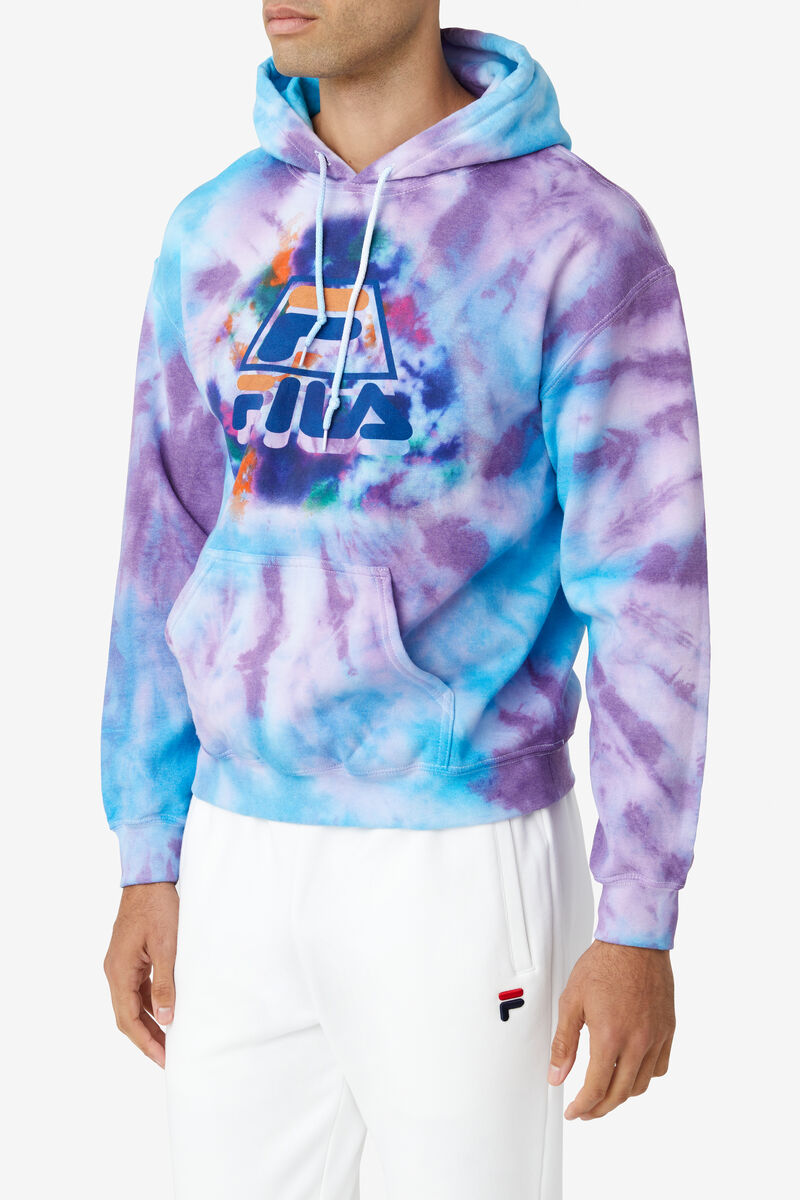 Women's Fila Tie Dye Icon Hoodie Hoodies Multicolor | dXow7HausMB