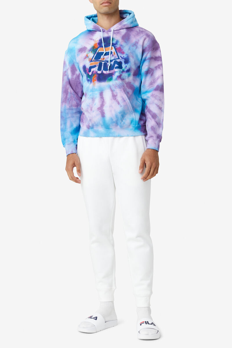 Women's Fila Tie Dye Icon Hoodie Hoodies Multicolor | dXow7HausMB