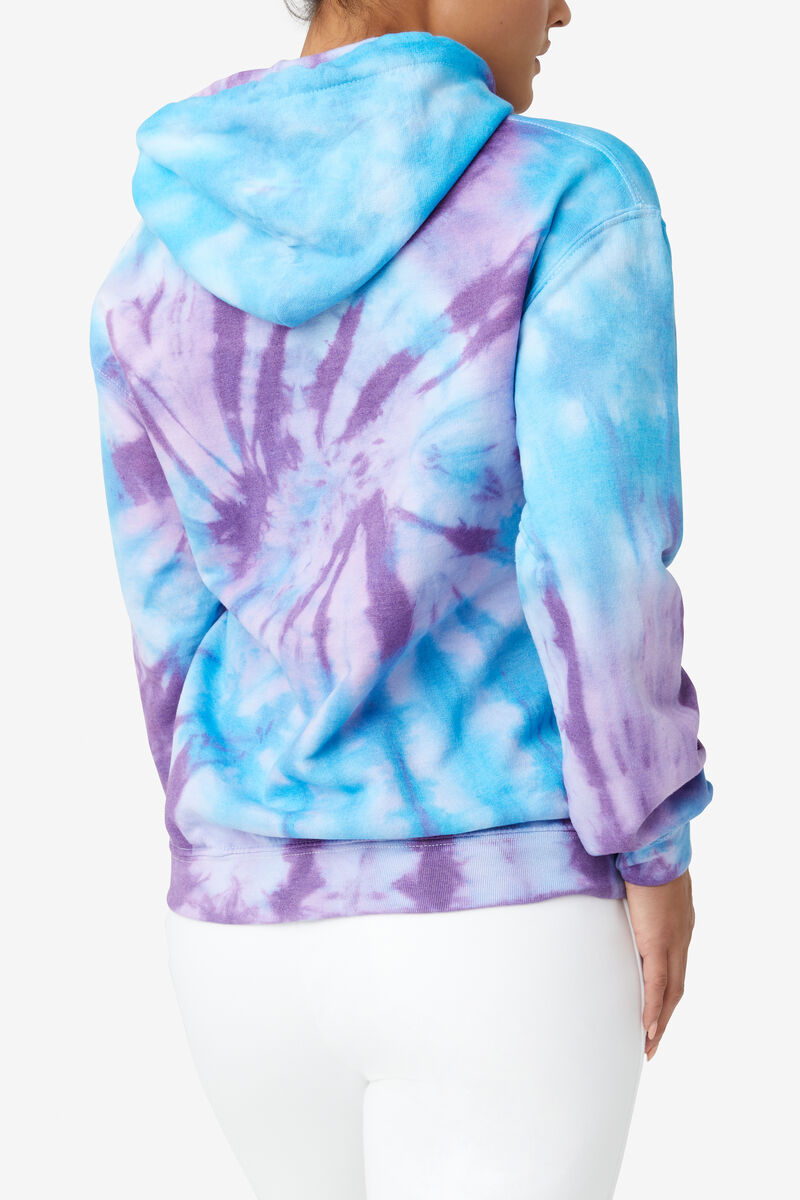 Women's Fila Tie Dye Icon Hoodie Hoodies Multicolor | dXow7HausMB