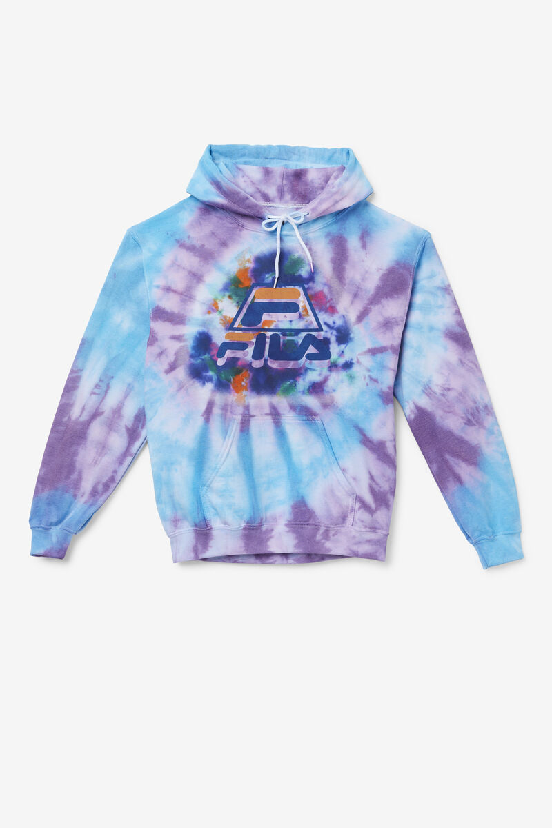 Women\'s Fila Tie Dye Icon Hoodie Hoodies Multicolor | dXow7HausMB