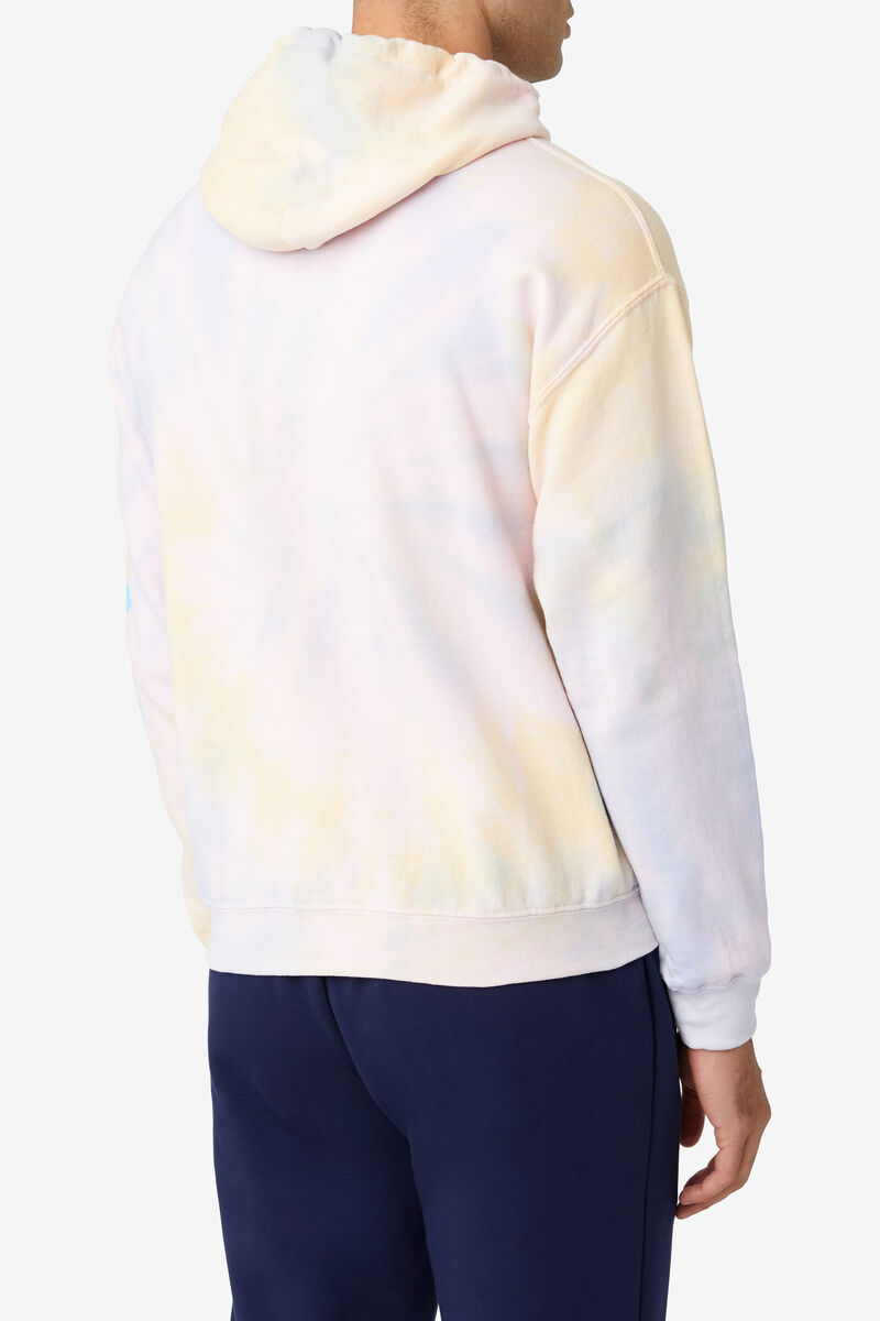 Women's Fila Tie Dye Puff Hoodie Hoodies Multicolor | byEIwNBsof4
