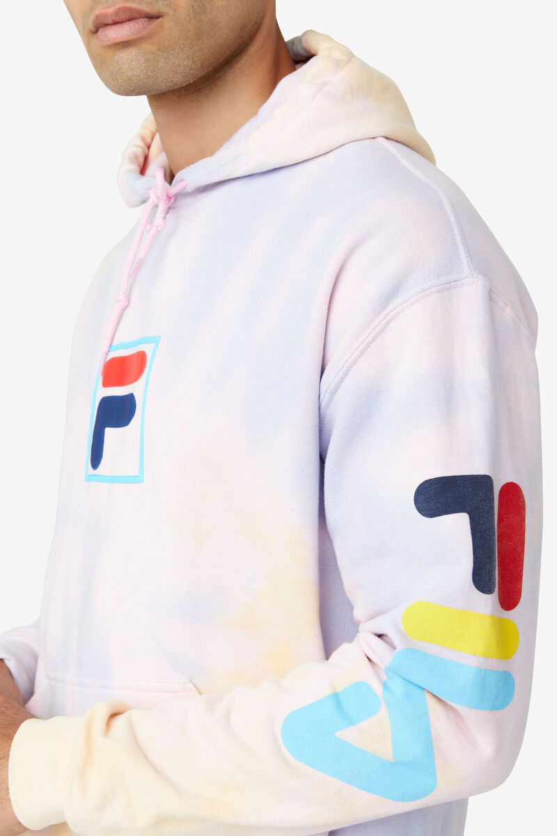 Women's Fila Tie Dye Puff Hoodie Hoodies Multicolor | byEIwNBsof4