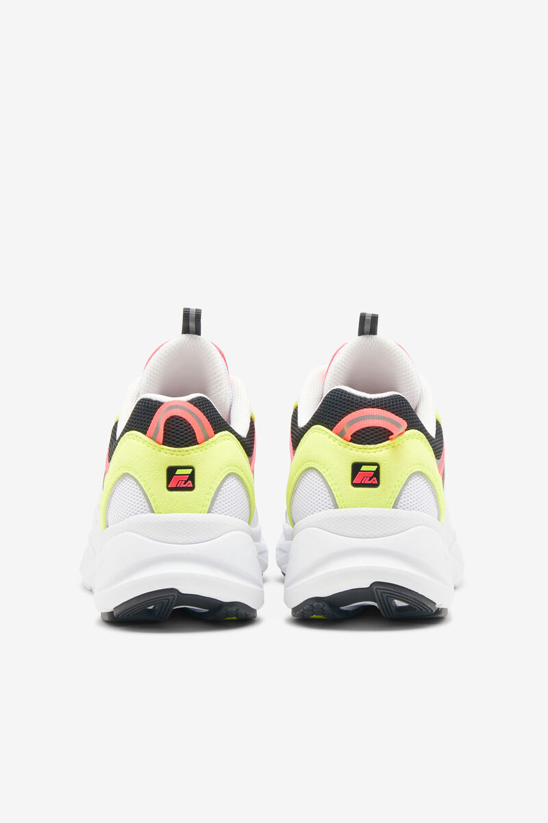 Women's Fila Trigate Plus Sneakers White / Pink / Yellow | SpA2jaFulk3