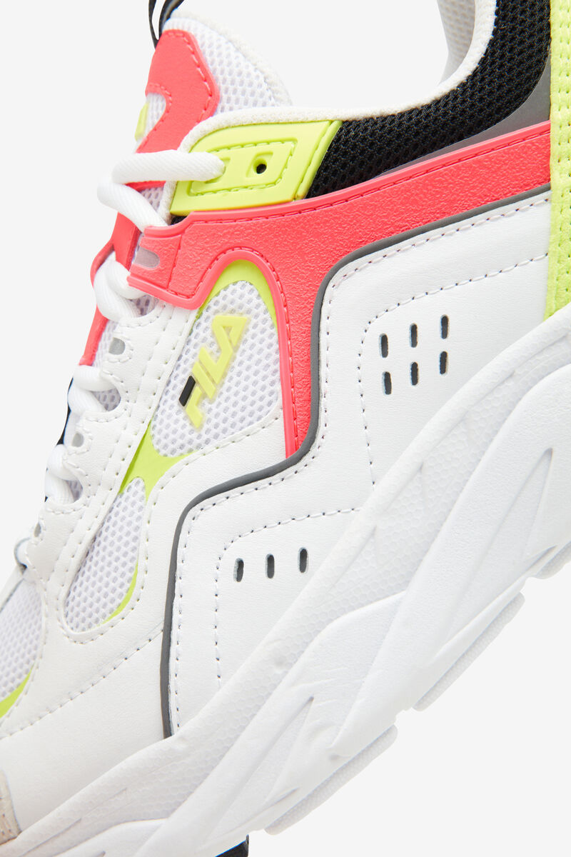 Women's Fila Trigate Plus Sneakers White / Pink / Yellow | SpA2jaFulk3