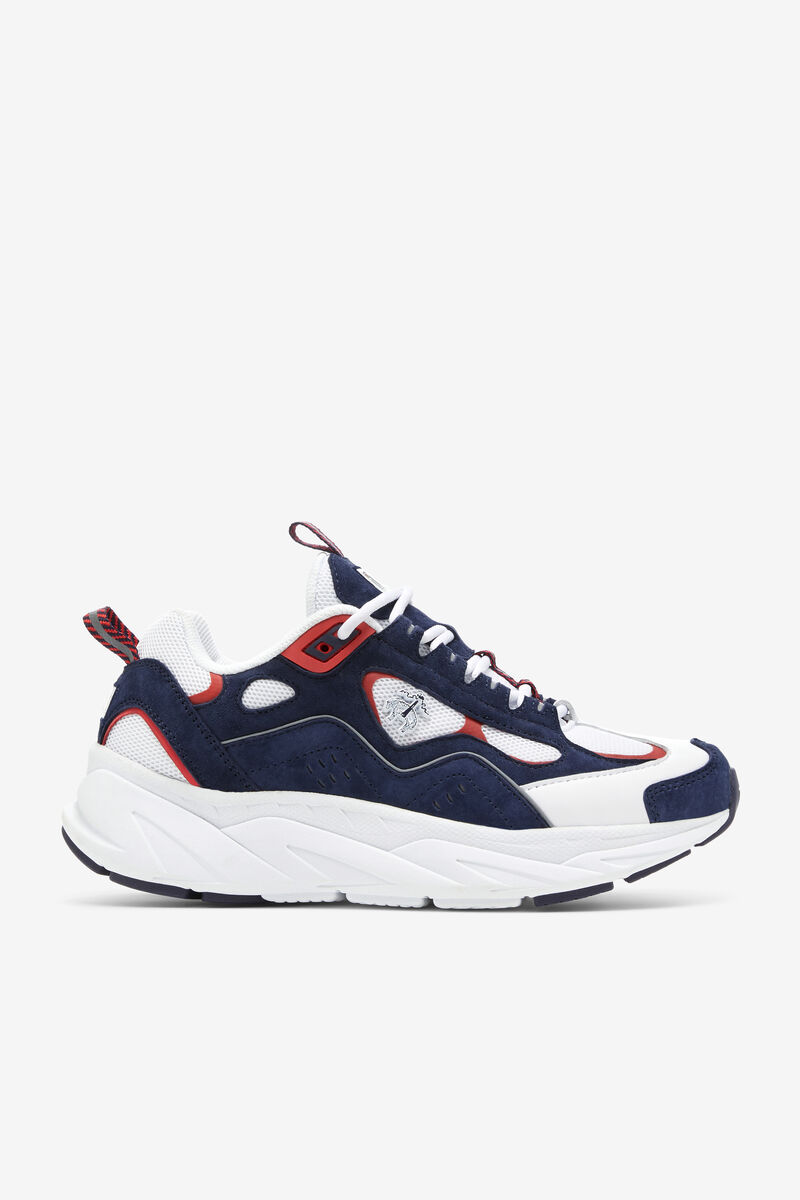 Women\'s Fila Trigate X Brooks Brothers Sneakers White / Navy / Red | 9t5SQ94VlD2