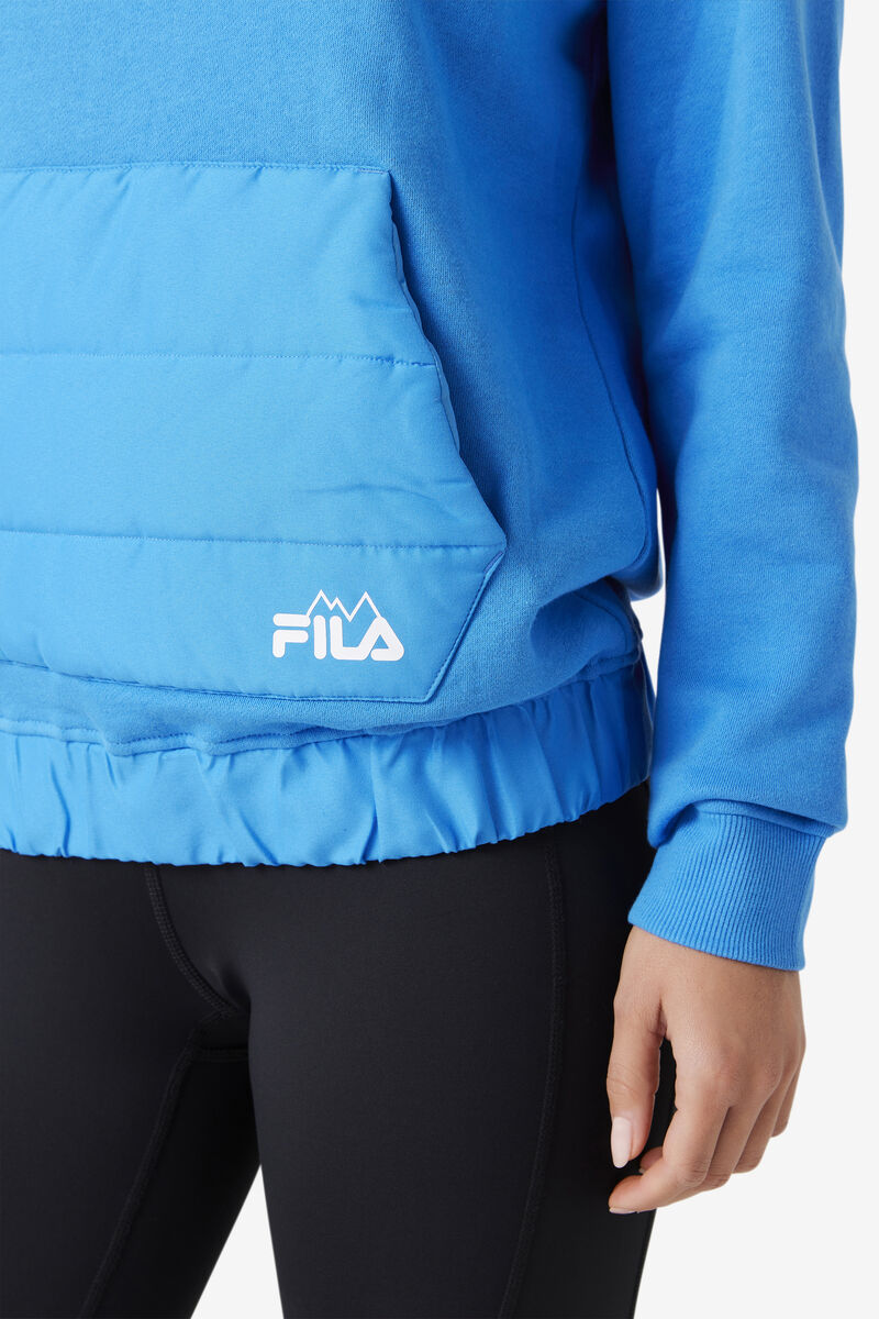 Women's Fila Trinity Hoodie Hoodies Blue | yEnA83Qy3yA