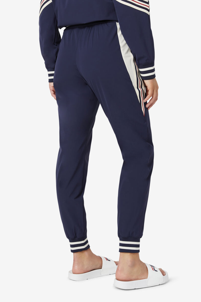 Women's Fila Tutti Track Pants Tracksuits Navy / White | UwYEjhipdo5