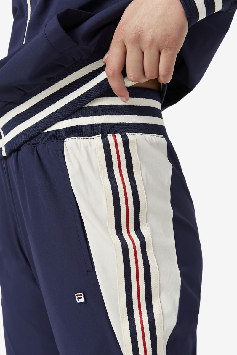 Women's Fila Tutti Track Pants Tracksuits Navy / White | UwYEjhipdo5