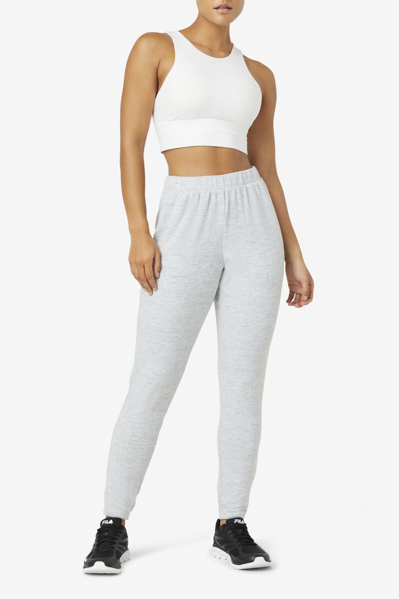 Women's Fila Uplift High Neck Sports Bra Sports Bra White | qf8qPg8cicS