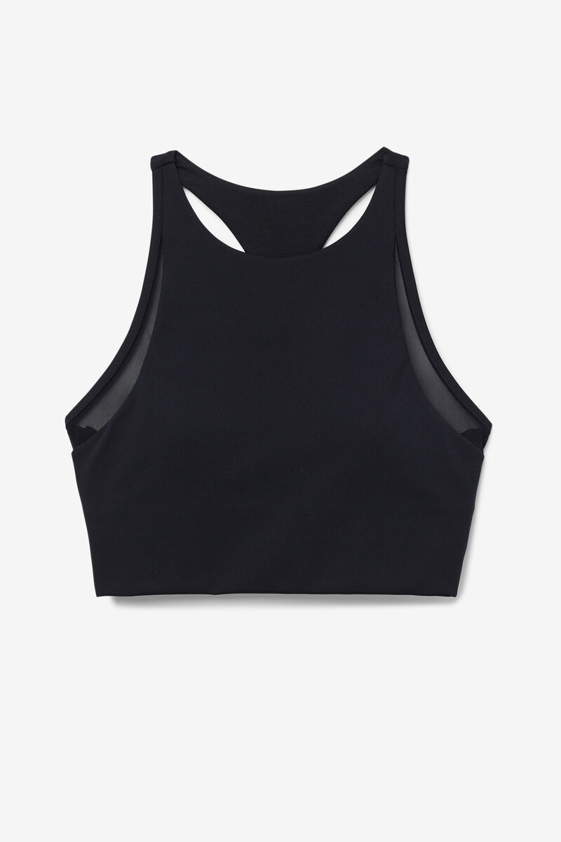 Women\'s Fila Uplift T-back Sports Bra Sports Bra Black | cEbwSOo8Lk9