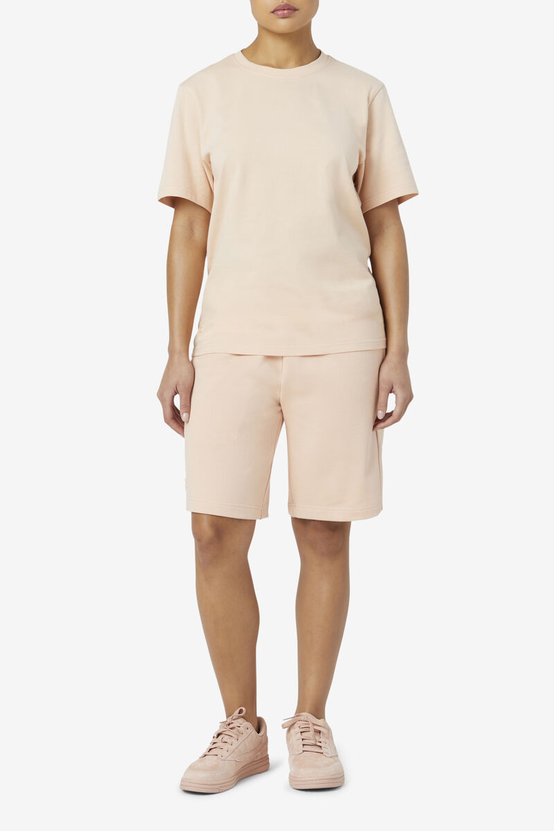 Women's Fila Vinny T Shirts Light Yellow | R1yKE1yPNry