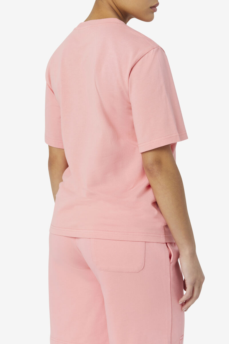 Women's Fila Vinny T Shirts Pink | ix2eRVfrXoN