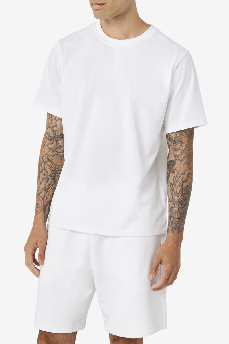 Women's Fila Vinny T Shirts White / Pink | q7XNrO9DdwP