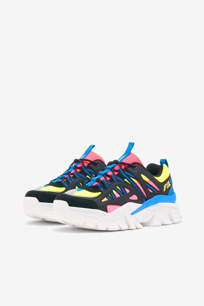 Women's Fila Vitalize Sneakers Lemon / Pink / Royal Blue | MtACWGNnOEN