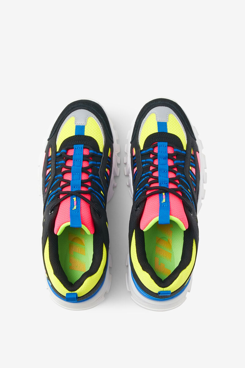 Women's Fila Vitalize Sneakers Lemon / Pink / Royal Blue | MtACWGNnOEN