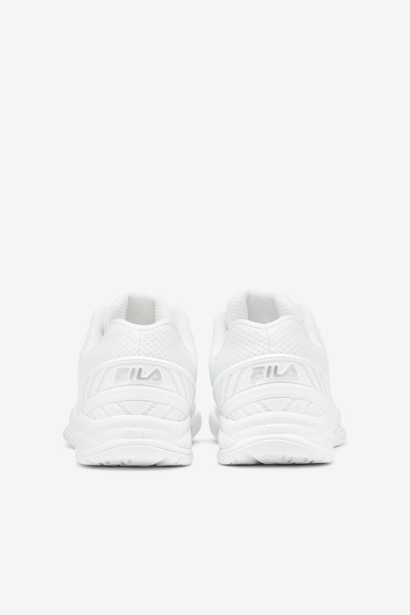 Women's Fila Volley Zone Sport Shoes White / Metal Silver / White | 3kESq4m7fZv