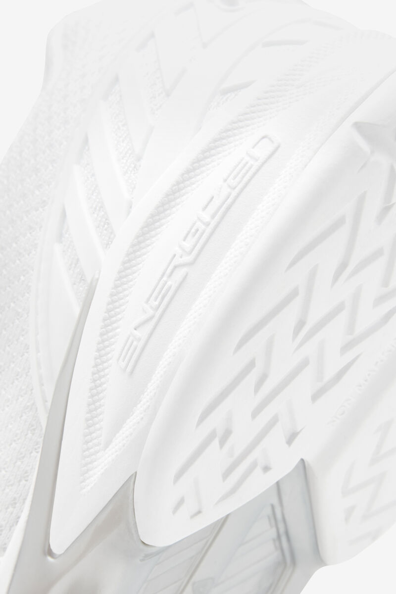 Women's Fila Volley Zone Sport Shoes White / Metal Silver / White | 3kESq4m7fZv