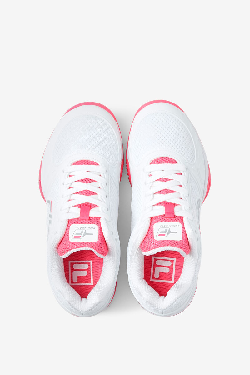 Women's Fila Volley Zone Sport Shoes White / Pink / White | VnHUOa1luhl