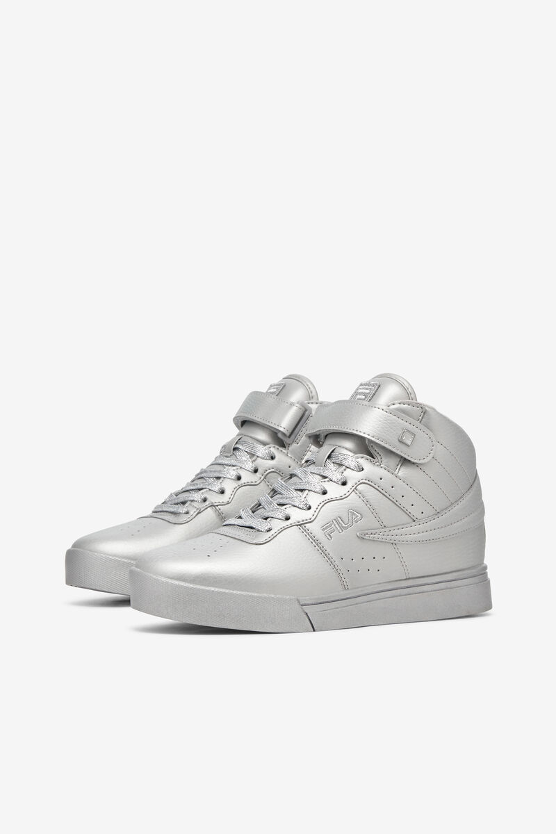 Women's Fila Vulc 13 Metallic Sneakers Metal Silver | BfEGmpWBXxn