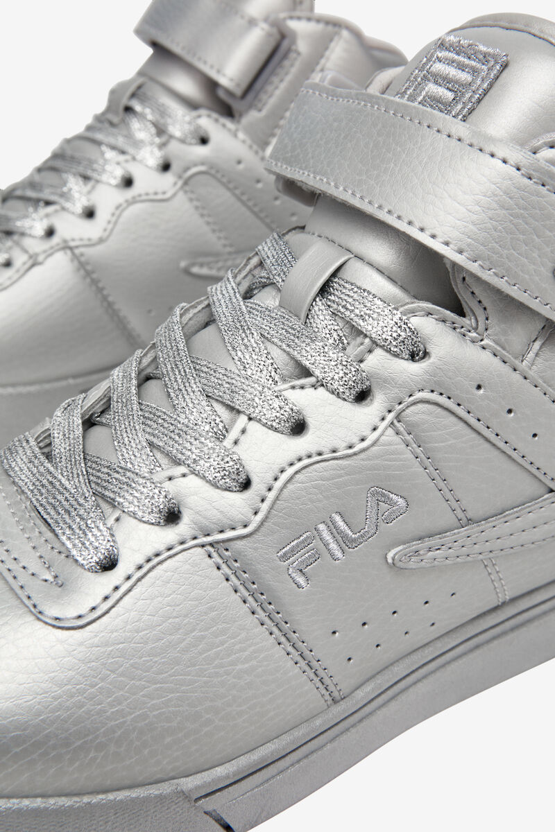 Women's Fila Vulc 13 Metallic Sneakers Metal Silver | BfEGmpWBXxn