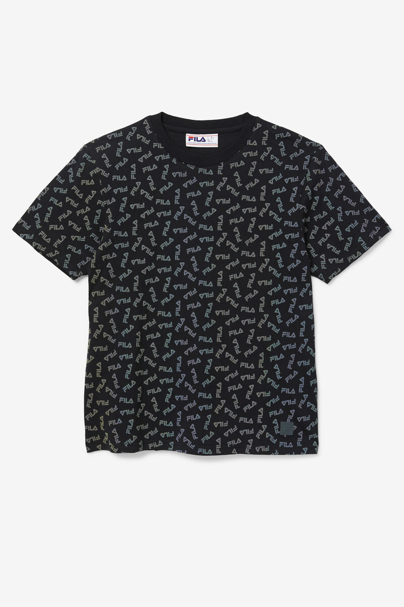 Women's Fila Whitney Boyfriend T Shirts Black | mYE6r31gVos