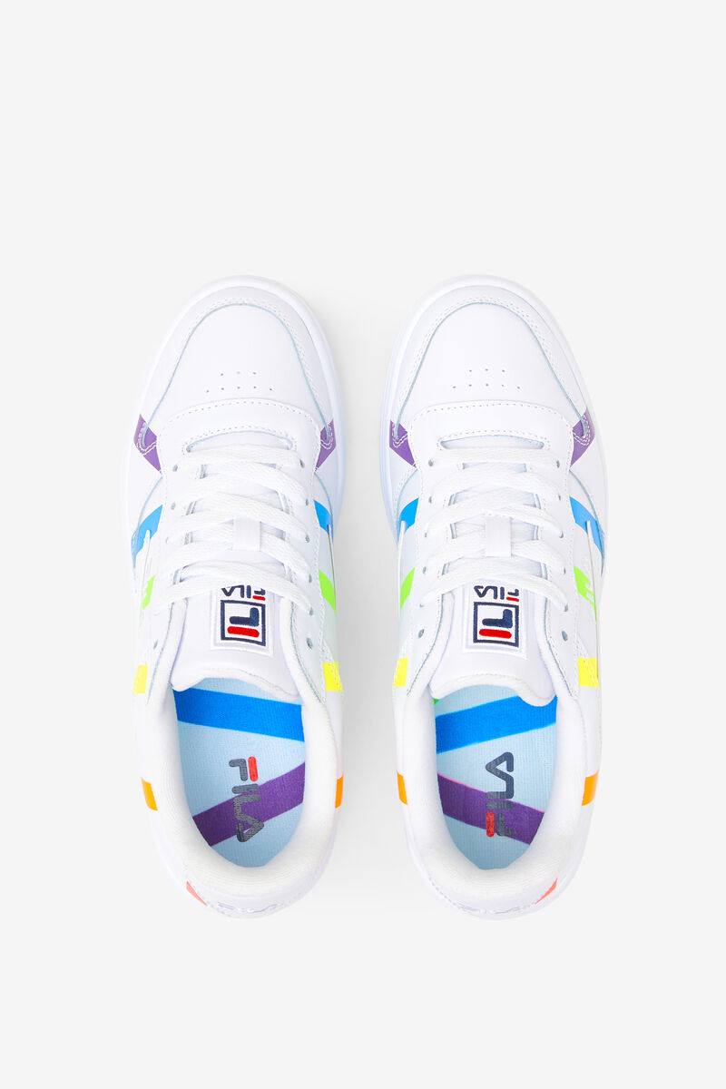 Women's Fila Wx-100 Pride Sneakers White / Multicolor / White | qCmWLPw4Sfb