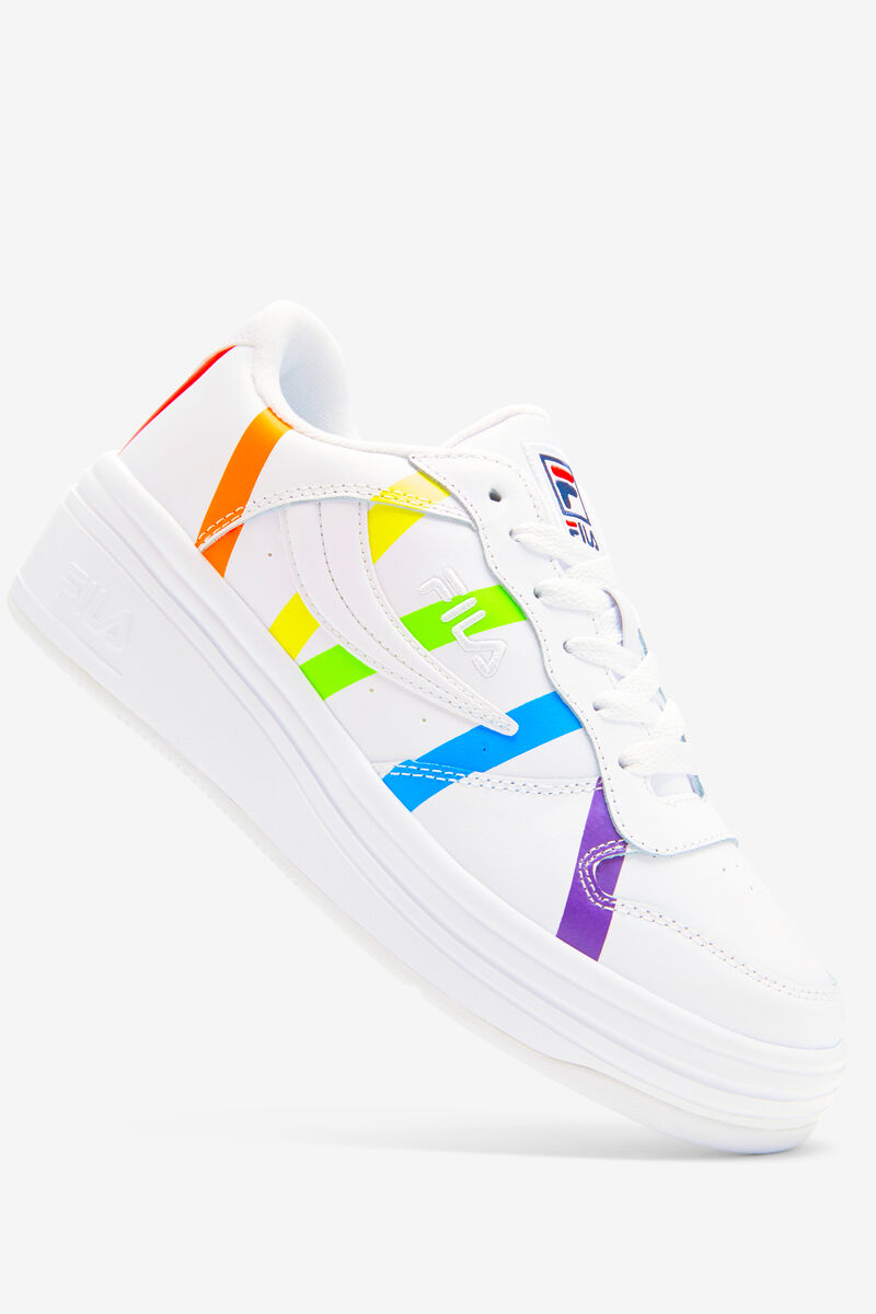 Women's Fila Wx-100 Pride Sneakers White / Multicolor / White | qCmWLPw4Sfb