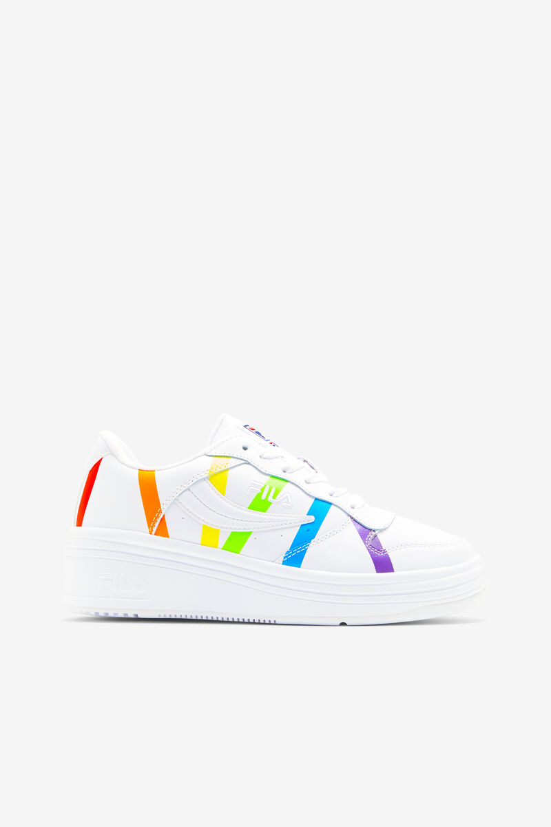 Women\'s Fila Wx-100 Pride Sneakers White / Multicolor / White | qCmWLPw4Sfb