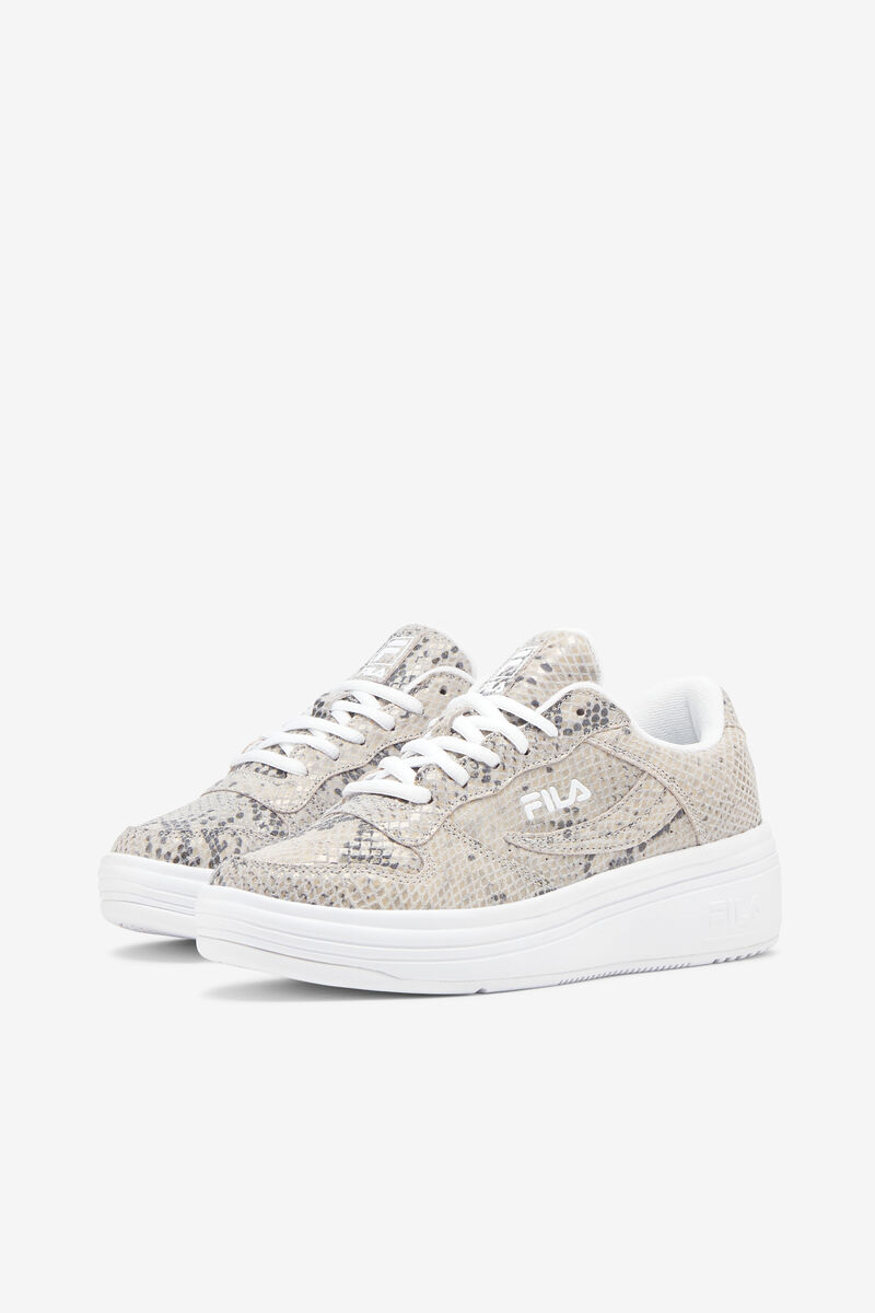 Women's Fila Wx-100 Snake Sneakers White / White | 4r1DyNpT1VF