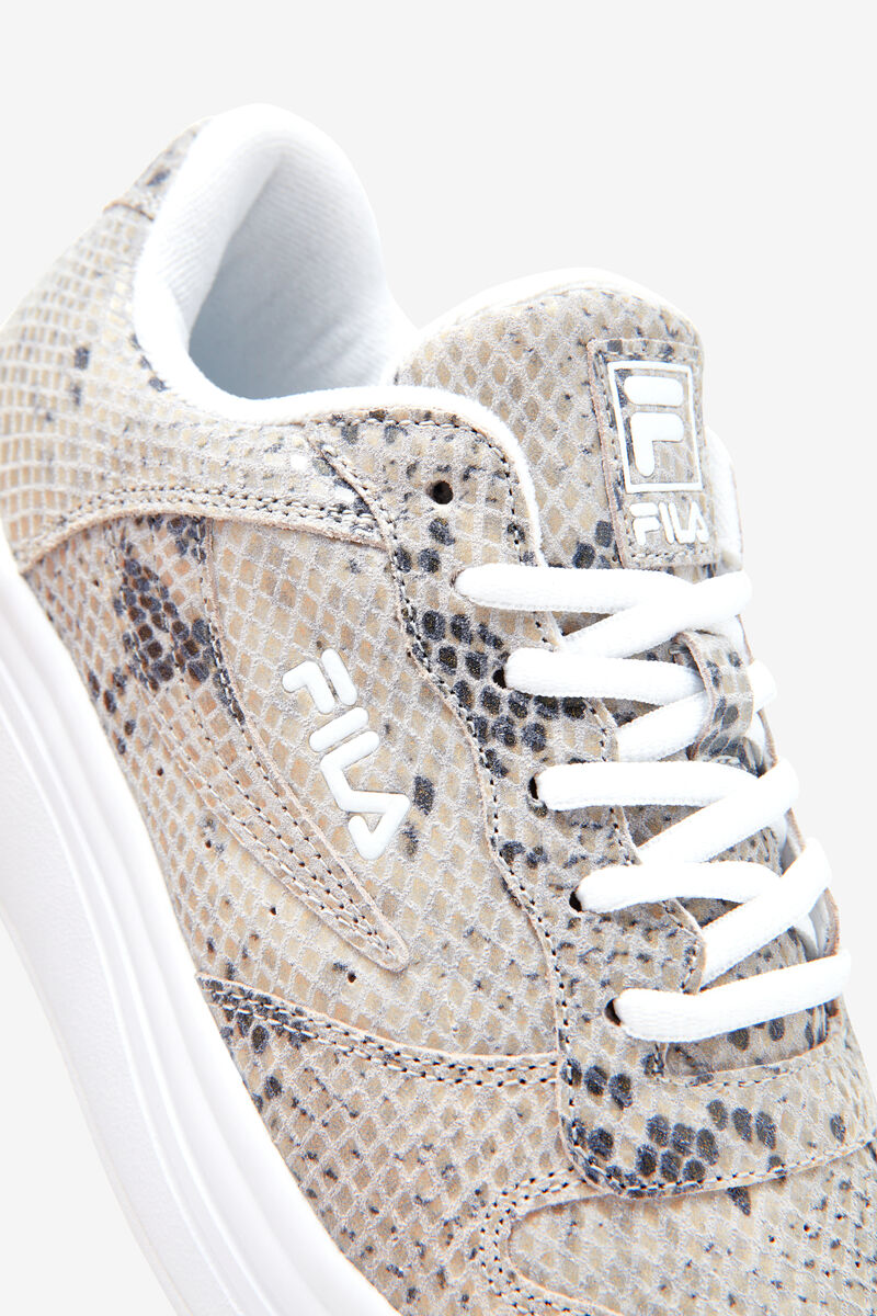Women's Fila Wx-100 Snake Sneakers White / White | 4r1DyNpT1VF